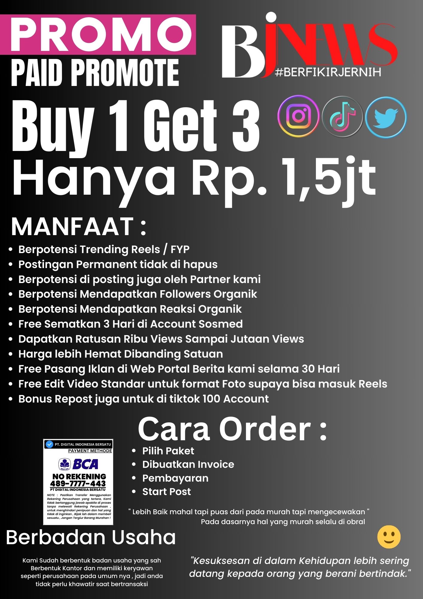 PROMO PACKAGE