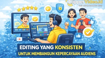 Editing yang Konsisten untuk Membangun Kepercayaan Audiens bersama clippervideo.id